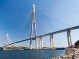 Most Russkij, Vladivostok (Rusko,  Dreamstime)