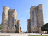 Ruiny paláce Aksaray, Samarkand (Uzbekistán, Dreamstime)