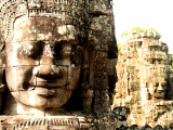 Božské tváře v chrámu Bayon (Kambodža, Dreamstime)