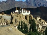 Na městečko shlíží buddhistický klášter (Indie, Shutterstock)