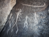 Detail petroglyfů, Gobustan (Ázerbájdžán, Dreamstime)