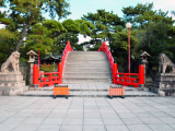 Most u svatyně Sumiyoshi Taisha (Japonsko, Dreamstime)