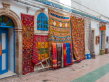 Orientální koberce a tkaniny, Essaouira (Maroko, Dreamstime)