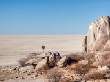 Pánev Makgadikgadi (Botswana,  Shutterstock)