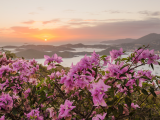 Západ slunce nad Charlotte Amalie (Americké Panenské ostrovy, Dreamstime)