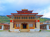 Buddhistický chrám, Paro (Bhútán, Dreamstime)