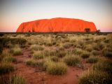 západ slunce, Uluru (Austrálie, Dreamstime)