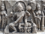 Hinduistická kamenná řezba (Indie, Dreamstime)
