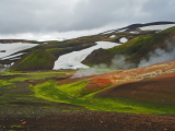 Geotermální oblast Ladmanalaugar (Island, Dreamstime)