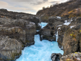 Ledovec, Barnafoss (Island, Dreamstime)