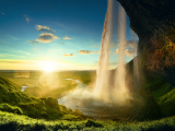 Vodopád Seljandfoss (Island,  Dreamstime)
