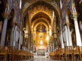Interiér katedrály Monreale (Itálie,  Dreamstime)