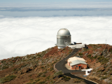 Observatoř u Roque de Los Muchachos (Kanárské ostrovy, Dreamstime)