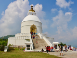 Stúpa Světového míru, Pokhara (Nepál, Bc. Tomáš Hrnčíř)