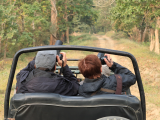 Klienti v jeepu, NP Tadoba (Indie, Michal Čepek)