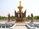 Fontána paláce Kumsusan, Pchjongjang (KLDR,  Dreamstime)