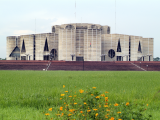 Budova parlamentu, Dháka (Bangladéš, Dreamstime)