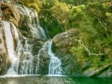 Vodopády Baker's Falls, Horton's Plains (Srí Lanka, Dreamstime)