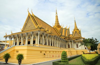 Královský palác v Phonm Penh (Kambodža, Dreamstime)