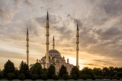 Mešita "Srdce Čečenska" (Rusko, Dreamstime)