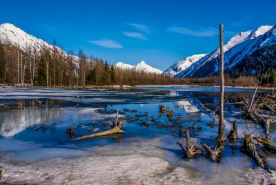 okolí Anchorage (USA, Shutterstock)