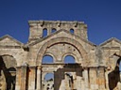 klášter sv. Simeona, kurdská oblast Sýrie (Sýrie, Ing. Katka Maruškinová)