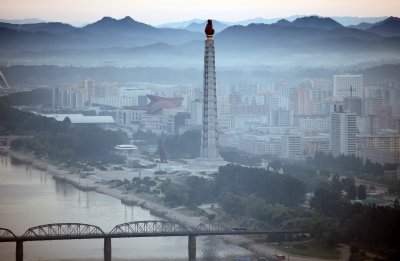 Věž Čučche, Pjongjang (KLDR, Dreamstime)