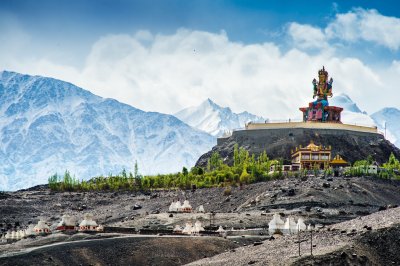 Klášter Disket, Leh, Ladakh, India (Indie, Dreamstime)