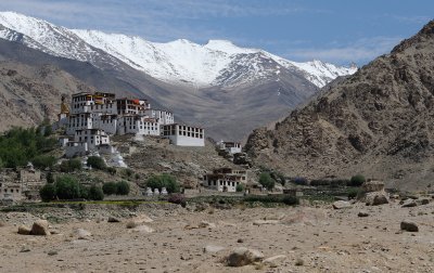 Likir Gompa (klášter) nedaleko řeky Indus, Ladakh Kasjmir, Northern India (Indie, Dreamstime)