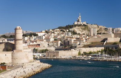 Pevnost Saint-Jean, Marseille, Provence (Francie, Dreamstime)