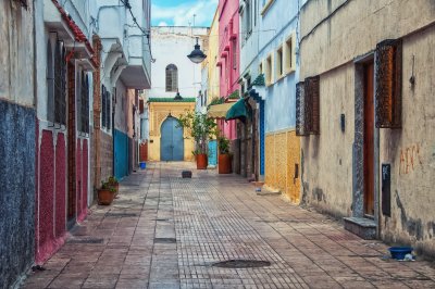 Ulice, Rabat, Medina (Maroko, Dreamstime)