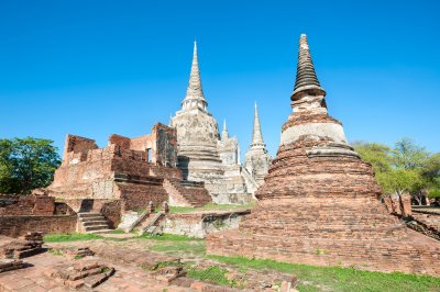 Wat Phra Si Sanphet, Ayutthata (Thajsko, Dreamstime)