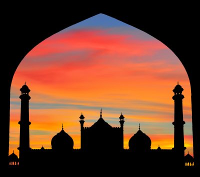 silueta Páteční mešity, Staré Dillí (Indie, Shutterstock)