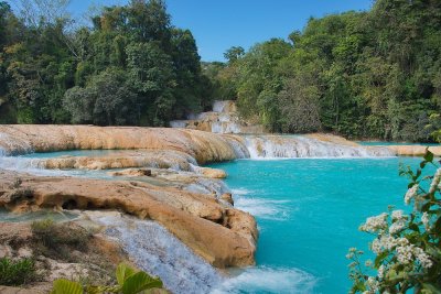 Vodopády Aqua Azul (Mexiko, Ing. Martina Drašarová, Ph.D.)