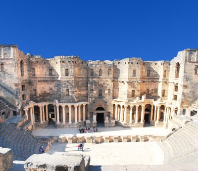 Bosra (Sýrie, Shutterstock)