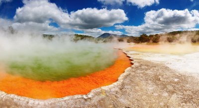 Rotorua (Nový Zéland, Shutterstock)