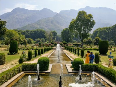 Mughalské zahrady, Šrinagar (Indie, Michal Čepek)
